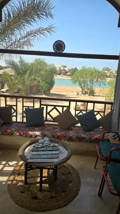 chalet in nubian villas , behind Rihanna hotel
