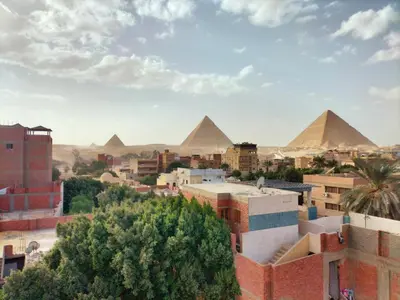 Hamza pyramids View